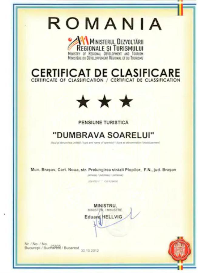 Dumbrava Soarelui Braşov Exterior foto